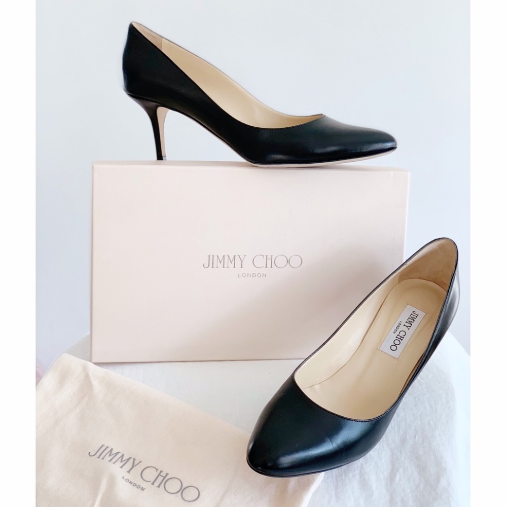 Jimmy Choo Black Irena Pumps size 10